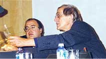 Alejandro Ávila y Horst Kächele en San Sebastián, 1996
