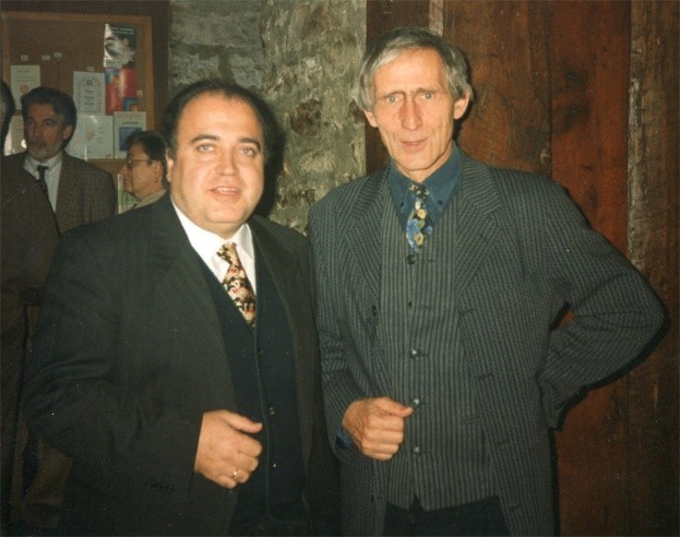Alejandro Ávila y Horst Kächele en Londres, 1997