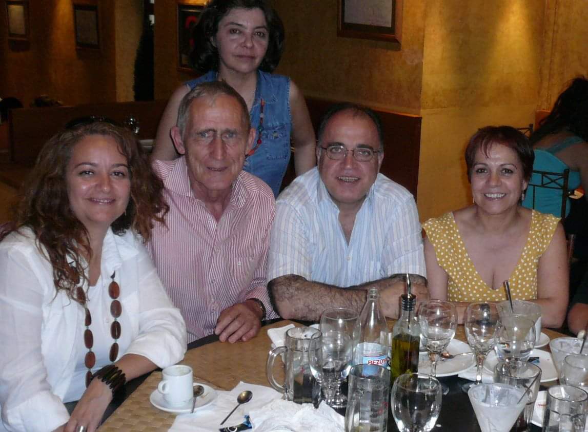 En su visita a Madrid, 2008, con Maria Hernández, Susana Espinosa, Alejandro Ávila y Rosa Domínguez