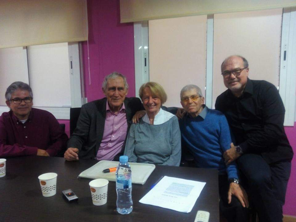 Horst en Barcelona, con Sacha Cuppa, Neri Daurella, Joan Coderch y Francesc Sainz